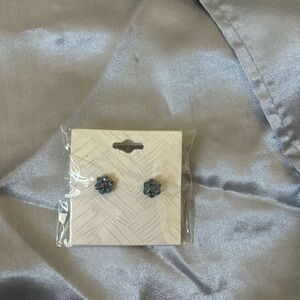 MIA Blue Floral Earrings